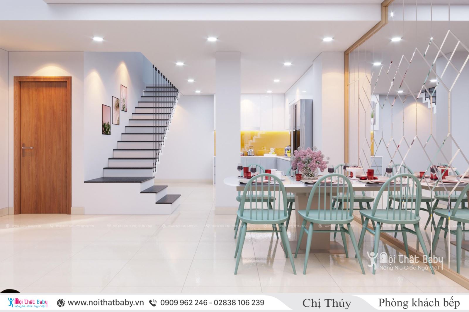 Thiết kế trọn gói nội thất Duplex căn 127m2 Emerald Celadon City